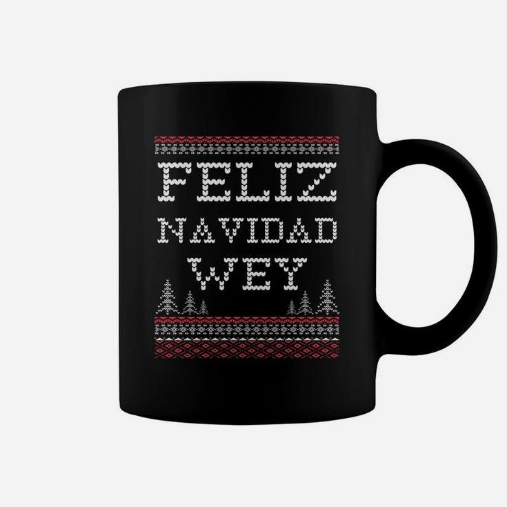 Spanish Ugly Christmas Sweatshirt - Mexican Sweatshirt Coffee Mug