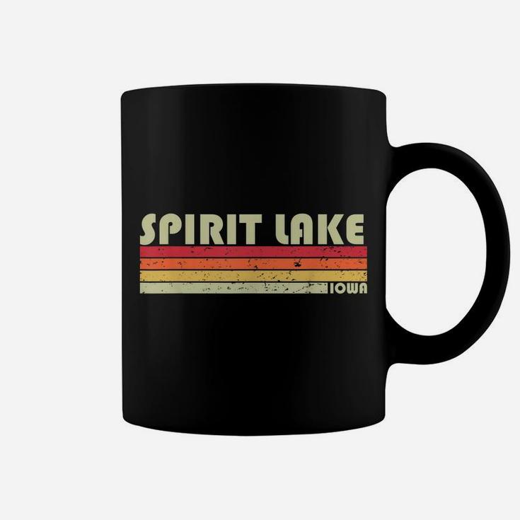 Spirit Lake Iowa Funny Fishing Camping Summer Gift Coffee Mug