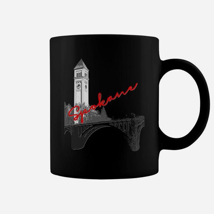 Spokane Clock Tower Monroe Street Bridge Shirt Coffee Mug