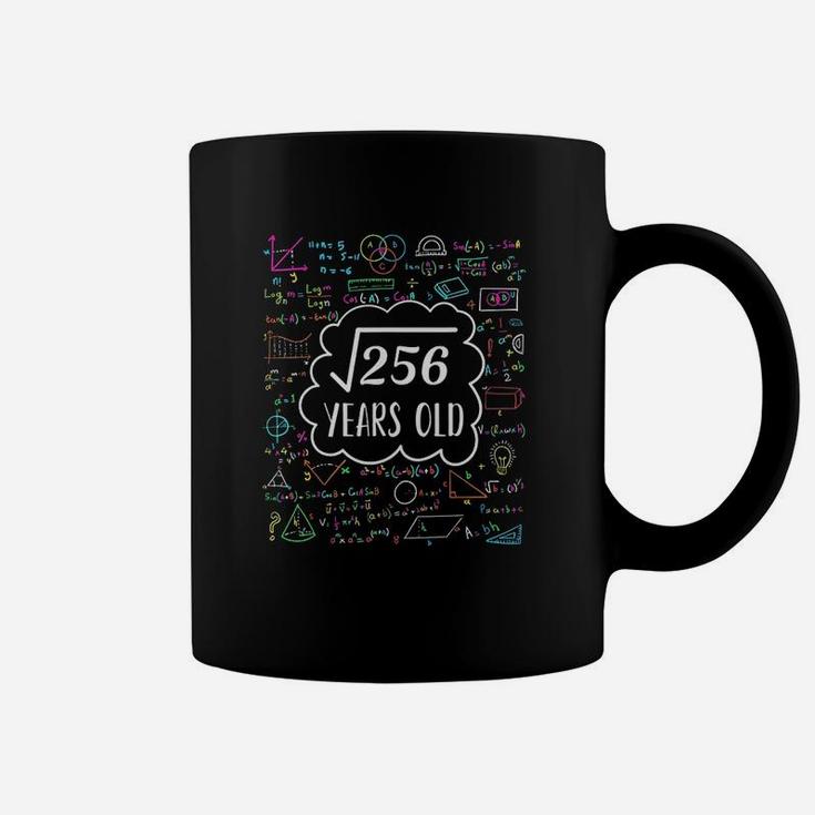Square Root Of 256 16Th Birthday For 16 Years Old Coffee Mug