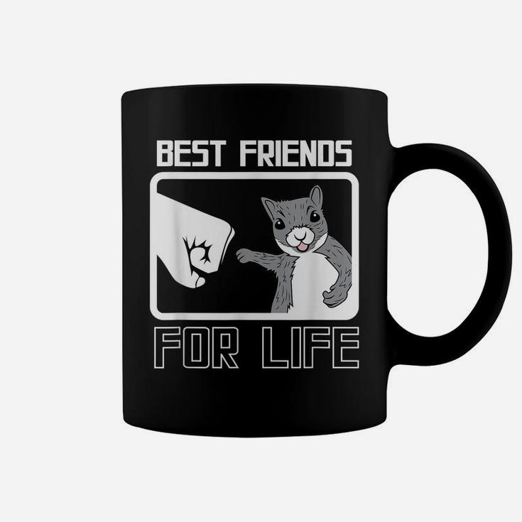 Squirrel Best Friend For Life Cute Funny Coffee Mug
