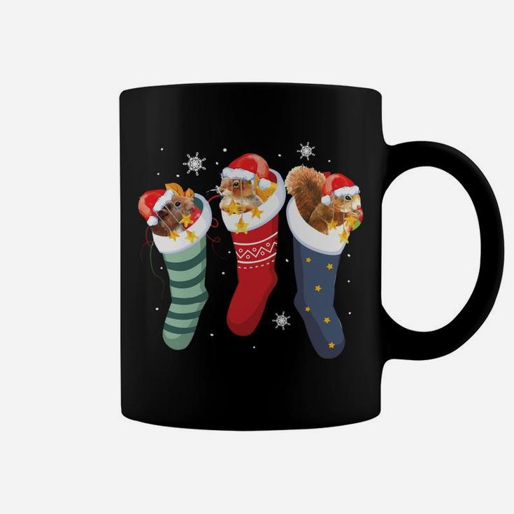 Squirrel Socks Funny Cute Pet Christmas Xmas Sweatshirt Coffee Mug