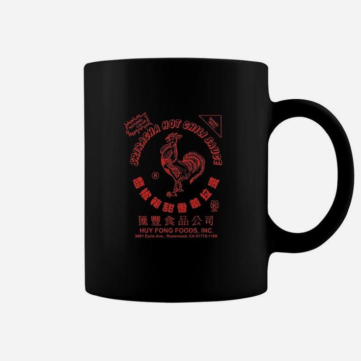 Sriracha Hot Sauce Label Coffee Mug