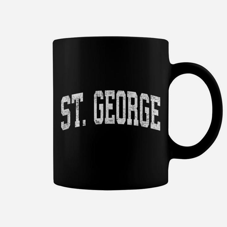 St George Utah Ut Vintage Athletic Sports Design Coffee Mug