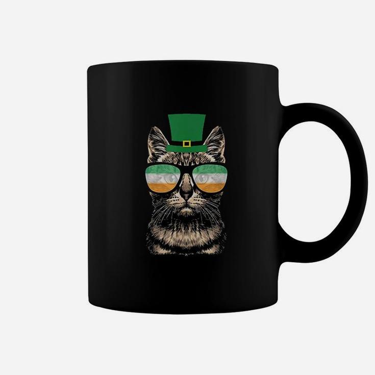 St Patricks Day Cat Coffee Mug
