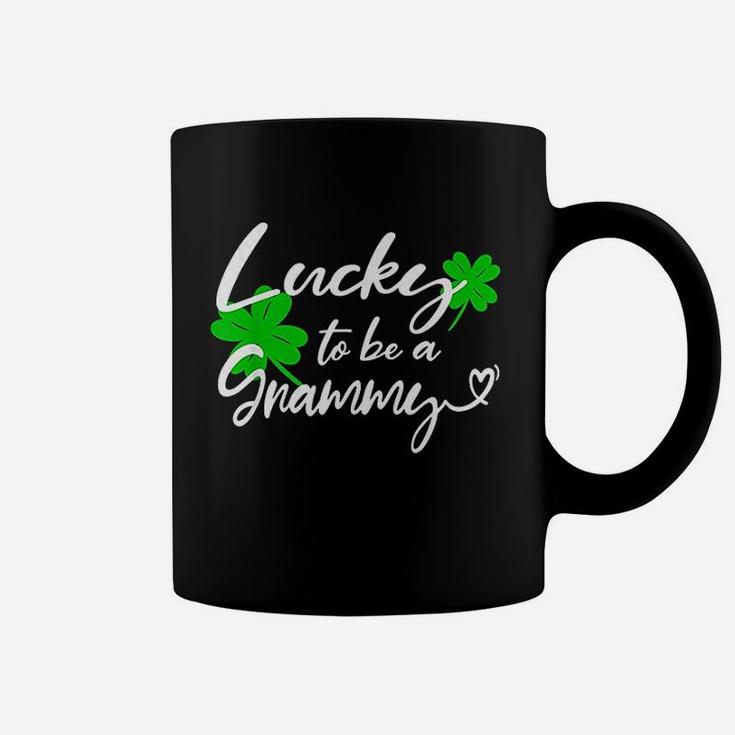 St Patricks Day Funny Gifts Lucky To Be A Grammy Coffee Mug