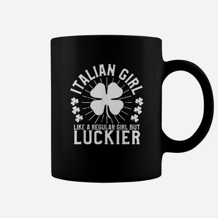 St Patricks Day Italian Girl Women Italy Gift Coffee Mug