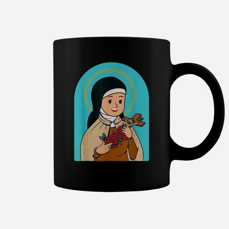 St Therese Of Lisieux Kids Little Flower Catholic Saint Soul Coffee Mug