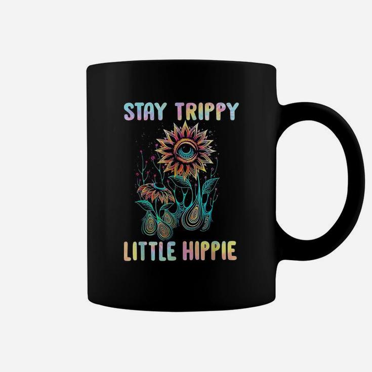 Stay Trippy Little Hippie Flower Eye Coffee Mug