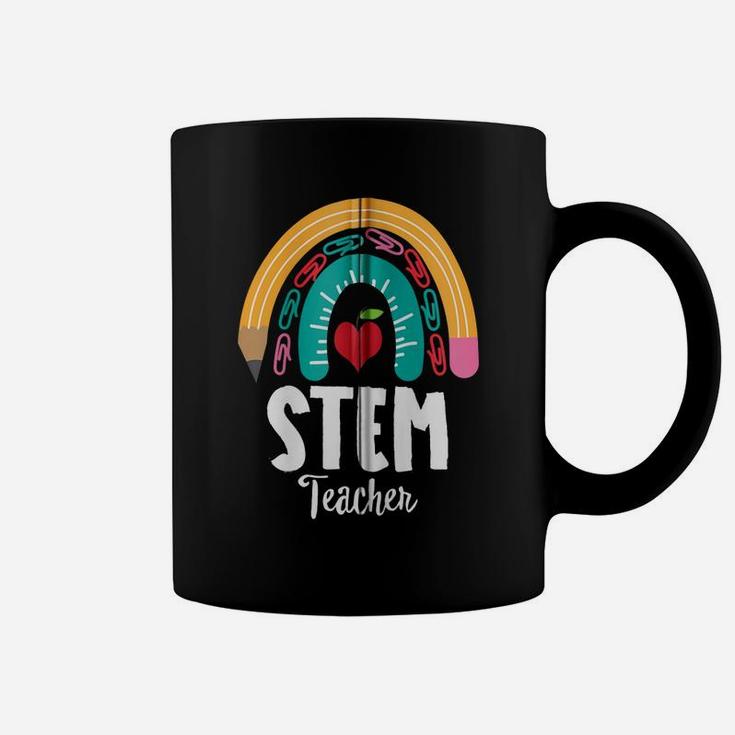 Stem Teacher, Funny Boho Rainbow For Teachers Zip Hoodie Coffee Mug