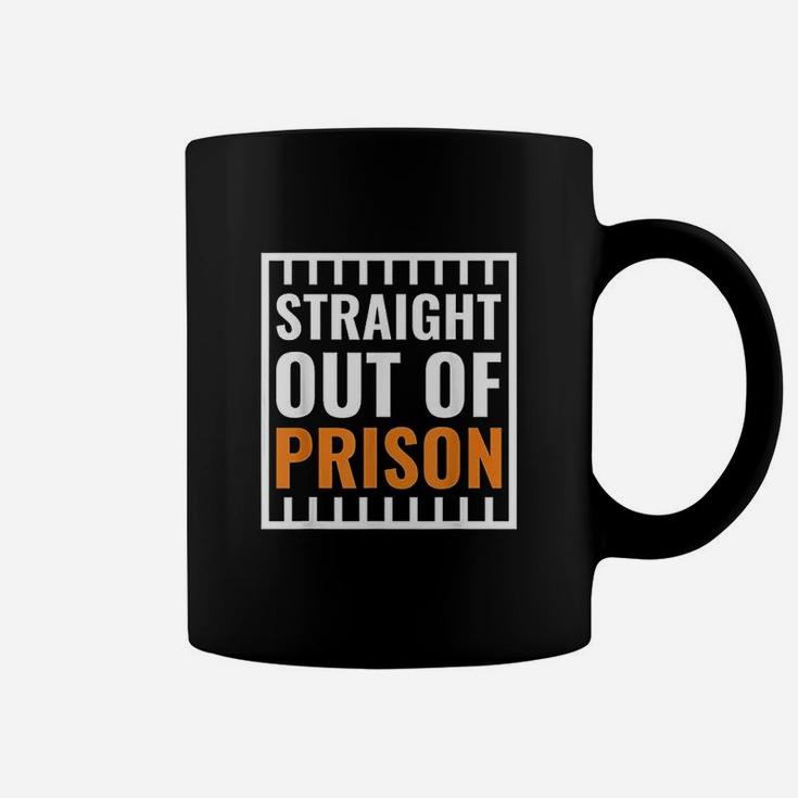 Straight Out Of Prison  Costume Parody Role Play Coffee Mug