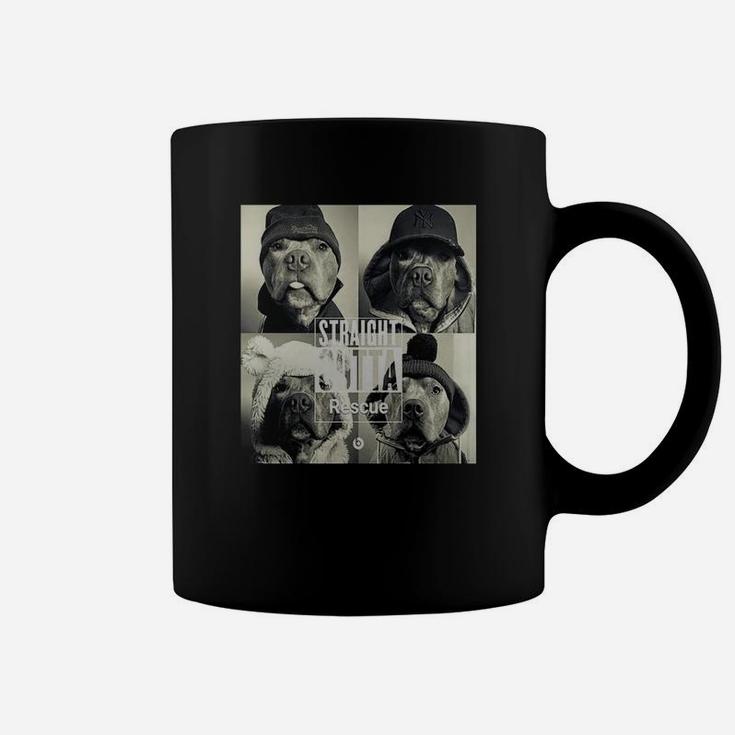 Straight Outta Rescue T-shirt - Pit Bull Coffee Mug