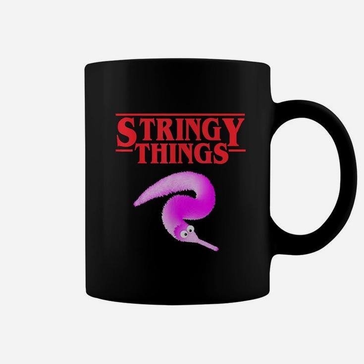 Stringy Things Fuzzy Magic Worm On A String Dank Meme Gift Coffee Mug