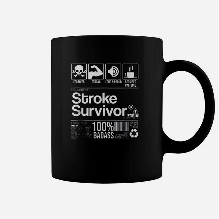 Stroke Survivor Contents Nutrition Facts Coffee Mug