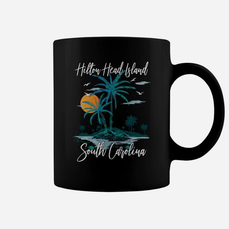 Summer Vacation Retro South Carolina Hilton Head Island Coffee Mug