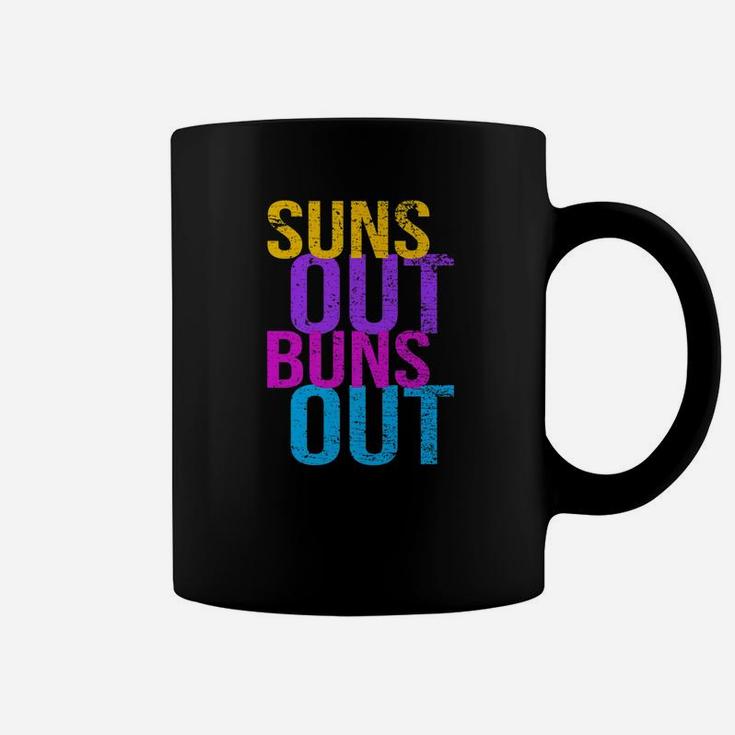 Suns Out Buns Out  Funny Summer Coffee Mug