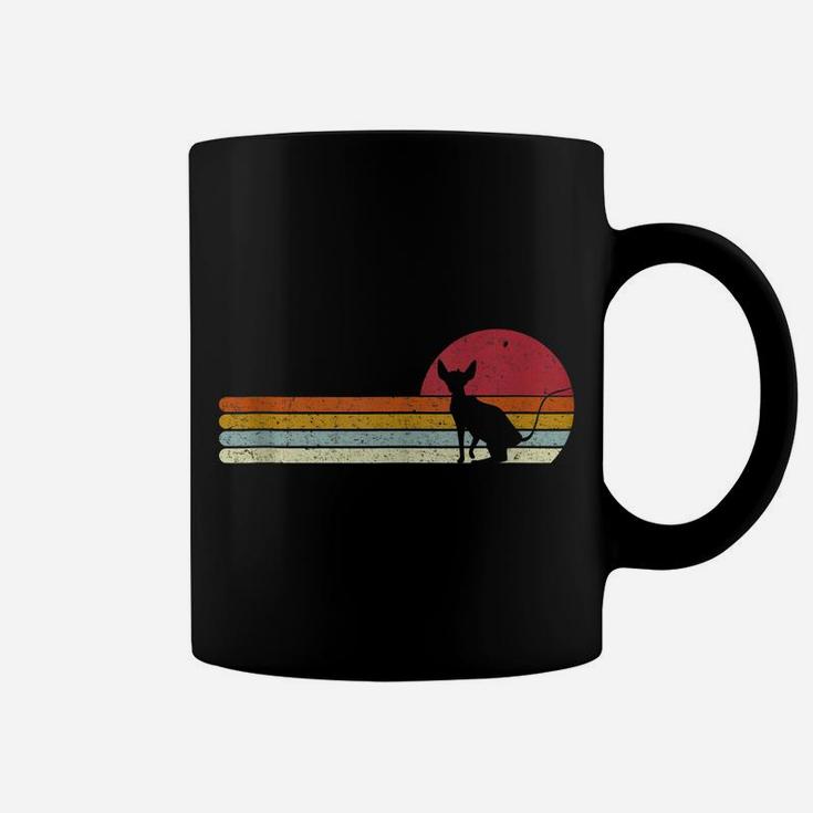 Sunset Sphynx Silhouette For Sphinx Cat Owners Coffee Mug