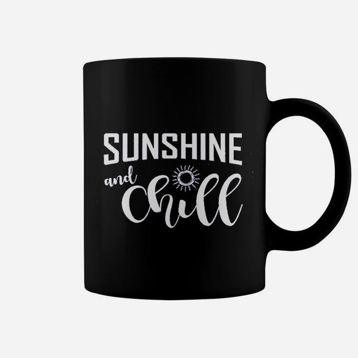 Sunshine And Chill Cute Beach Coffee Mug