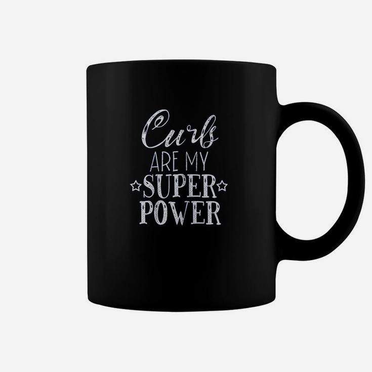 Super Power Curly Hair Dont Care Coffee Mug
