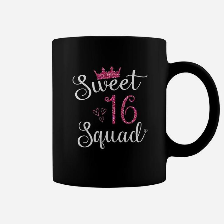 Sweet 16 Squad 16Th Birthday Gift Coffee Mug