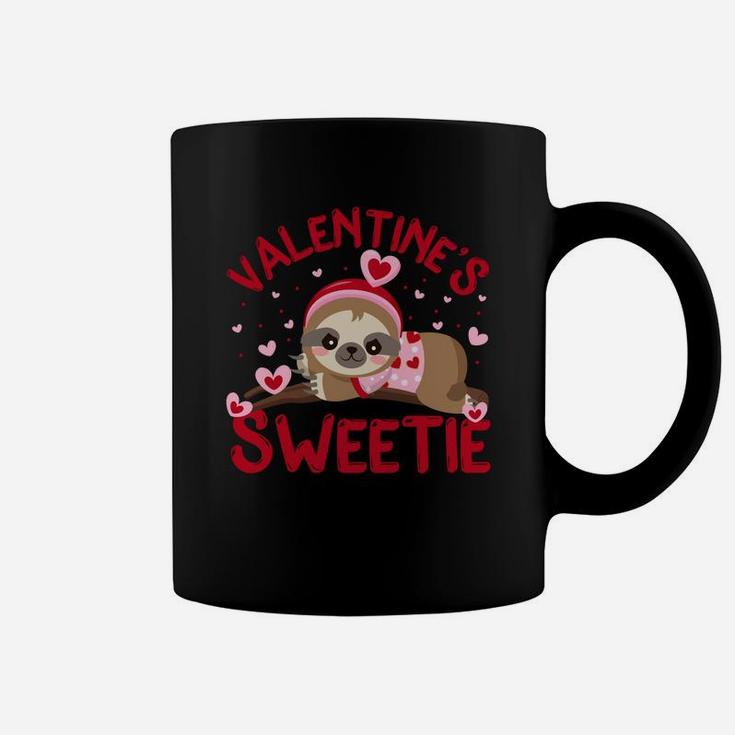 Sweetie Valentines Day Cute Sloth Valentine Gift Happy Valentines Day Coffee Mug
