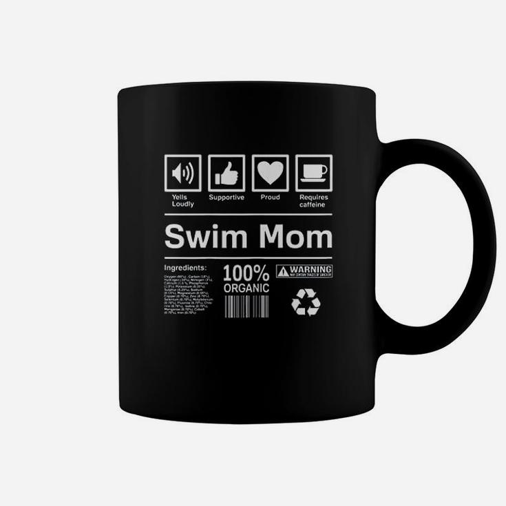 Swim Mom Contents Coffee Mug