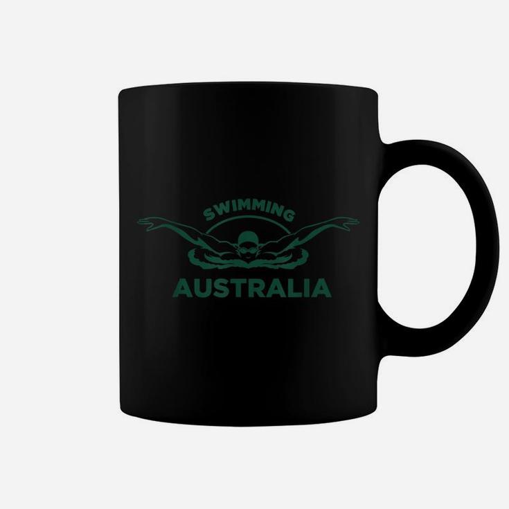 Swimming Australia Support The Team Shirt Pool Coffee Mug
