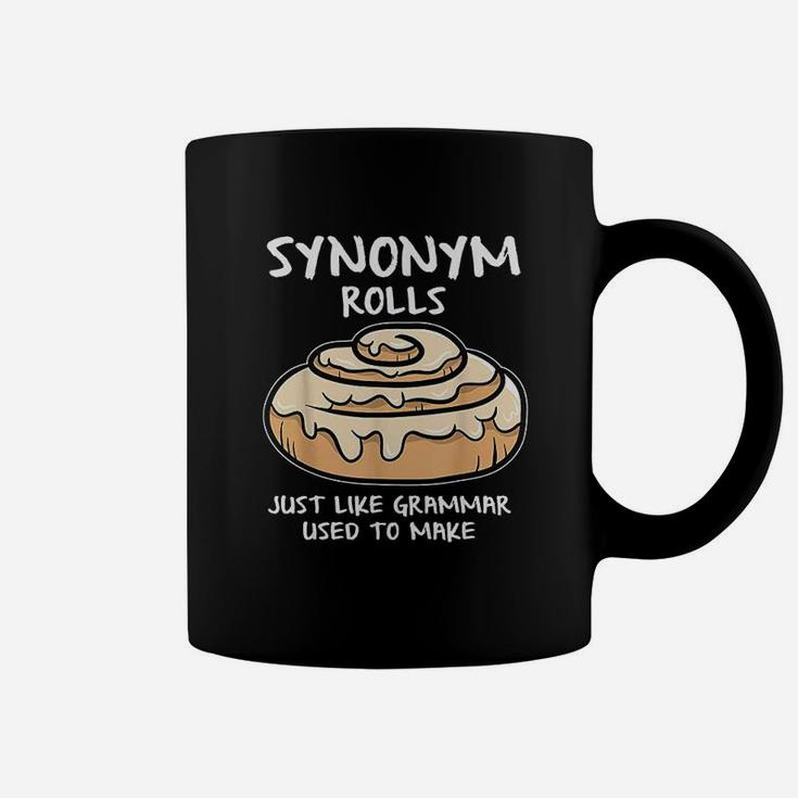 Synonym Rolls Book Lovers  Punctuation Saves Lives Coffee Mug