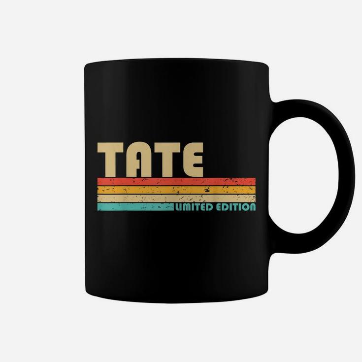 Tate Surname Funny Retro Vintage 80S 90S Birthday Reunion Coffee Mug