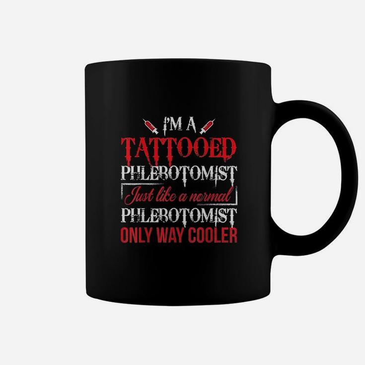 Tattooed Phlebotomist Phlebotomy Nurse Coffee Mug