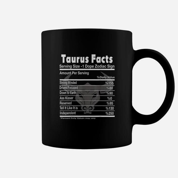 Taurus Facts  Funny Taurus Coffee Mug