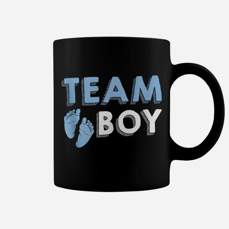 Team Boy Gender Reveal Baby Shower Birth Party Family Gift Coffee Mug