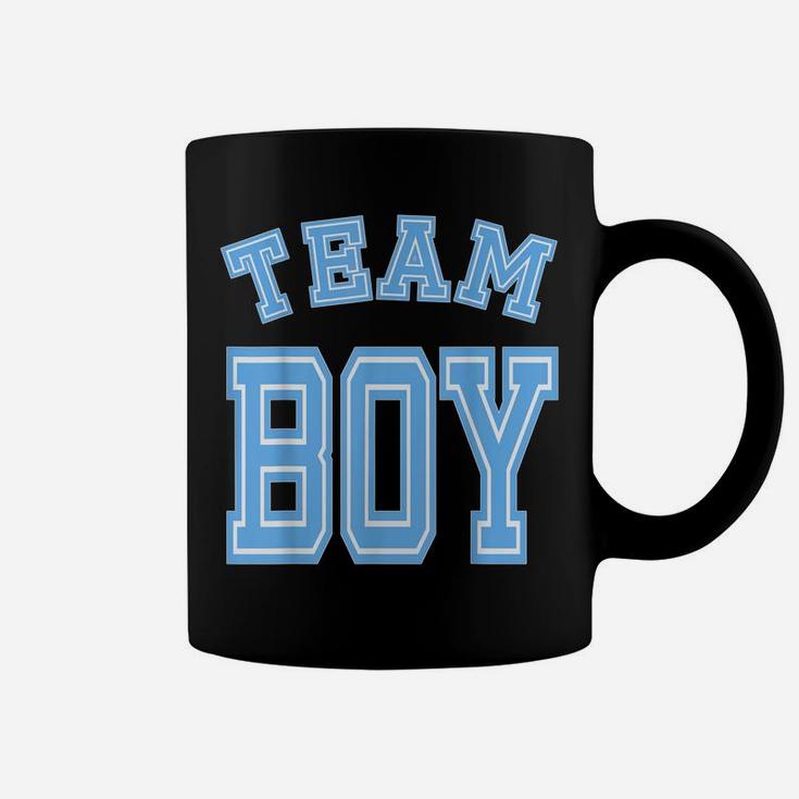 Team Boy Gender Reveal Party Baby Shower Cute Funny Blue Coffee Mug
