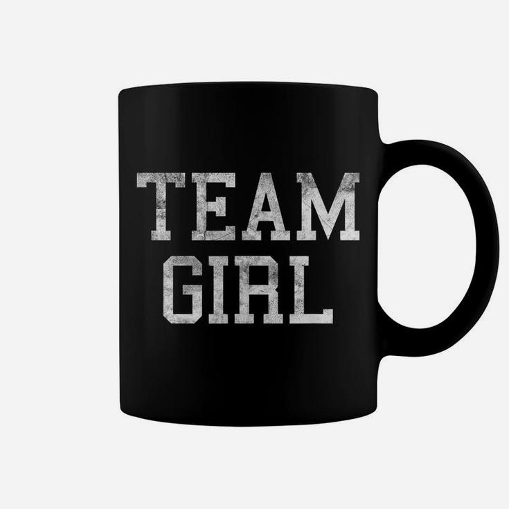 Team Girl Baby Shower Gender Reveal Party Coffee Mug