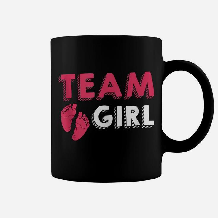 Team Girl Gender Reveal Baby Shower Birth Party Family Gift Coffee Mug