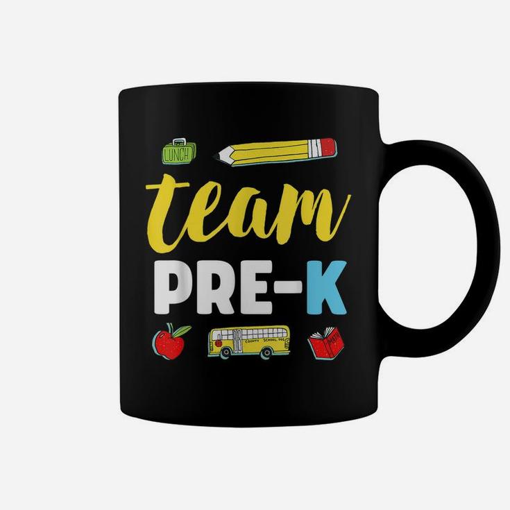 Team Pre-K Teacher Shirt First Day Preschool Back To School Coffee Mug