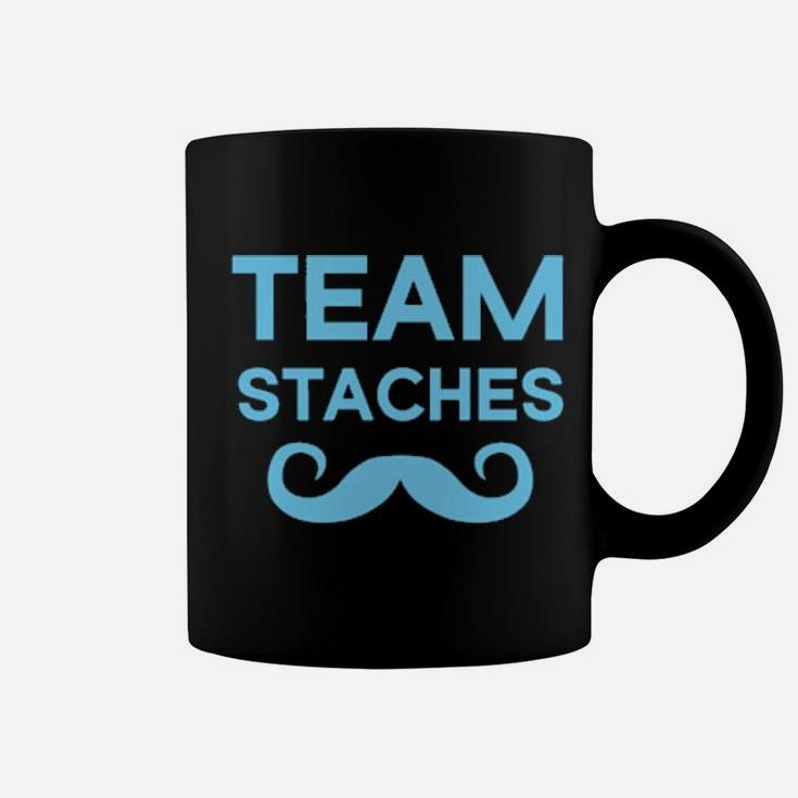 Team Staches Gender Reveal Coffee Mug
