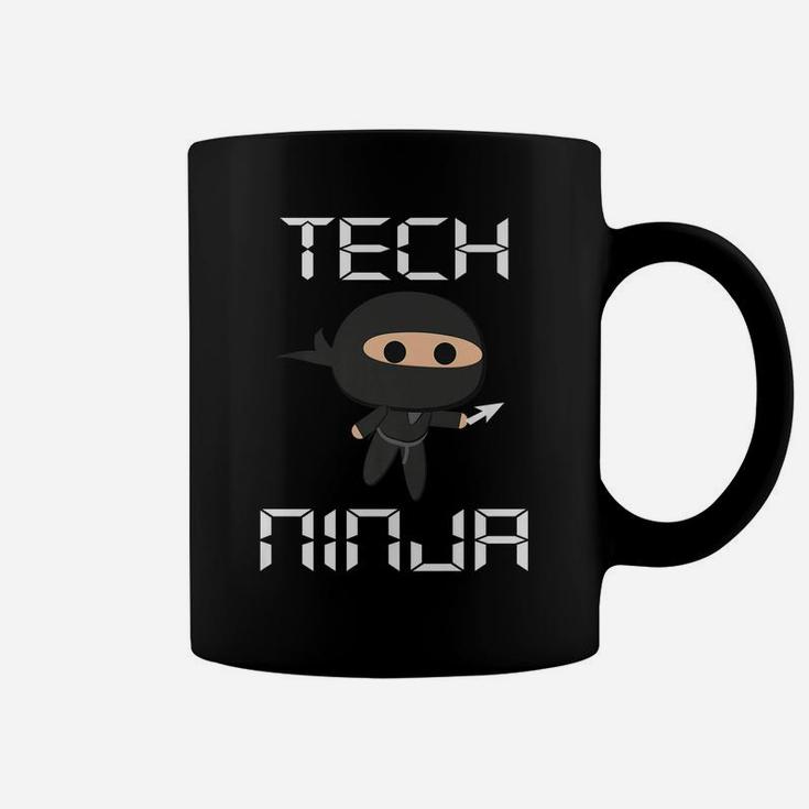 Tech Ninja Funny It Computer Techie Support Help Desk Coffee Mug