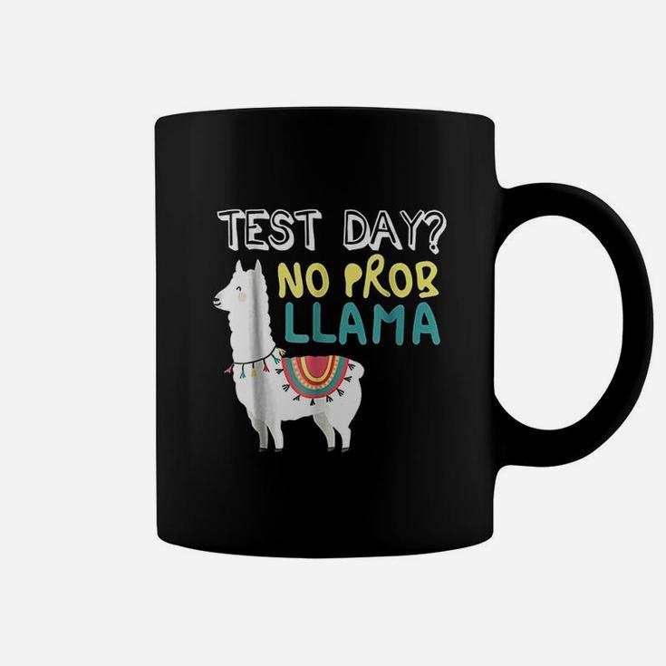 Test Day Llama Teacher Exam Testing Coffee Mug