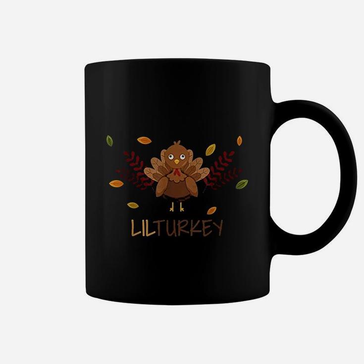 Thanksgiving Announcement Lil Turkey For Couples Coffee Mug