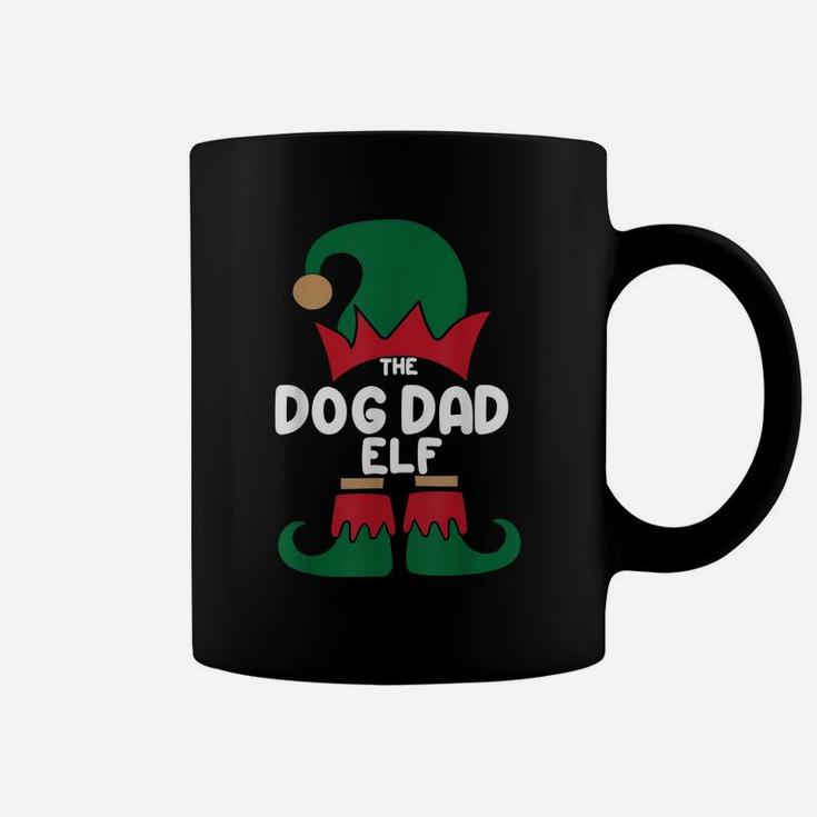 The Dog Dad Elf Christmas Shirts Matching Family Group Party Coffee Mug