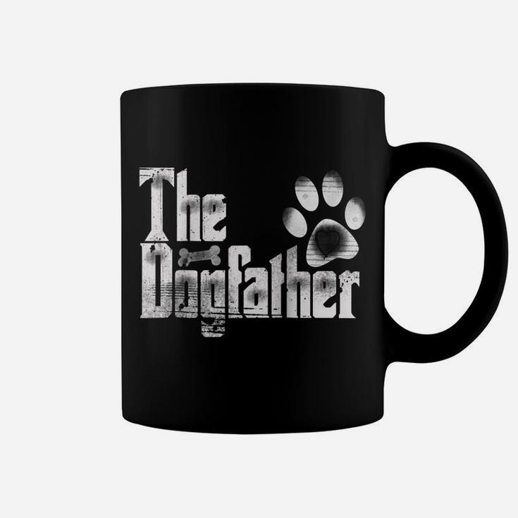 The Dogfather Bone Dog Lover Dad Funny Father's Day Gifts Raglan Baseball Tee Coffee Mug