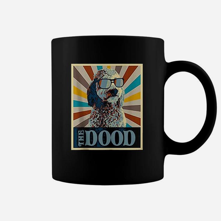 The Dood Retro Goldendoodle  Doodle Mom And Dood Dad Coffee Mug