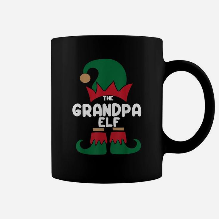 The Grandpa The Dog Dad Elf Christmas Shirts Matching Family Coffee Mug