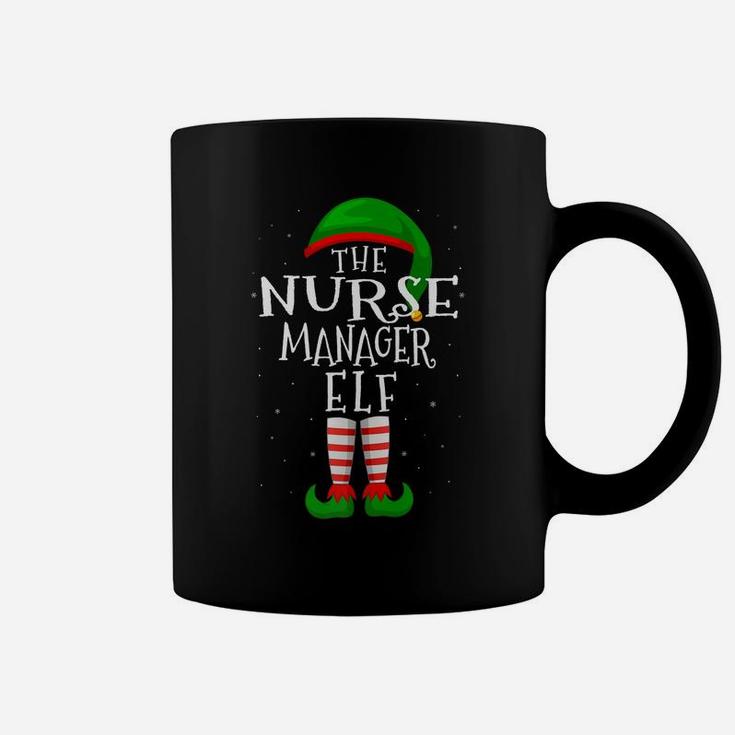 The Nurse Manager Elf Funny Matching Family Group Xmas Gift Coffee Mug