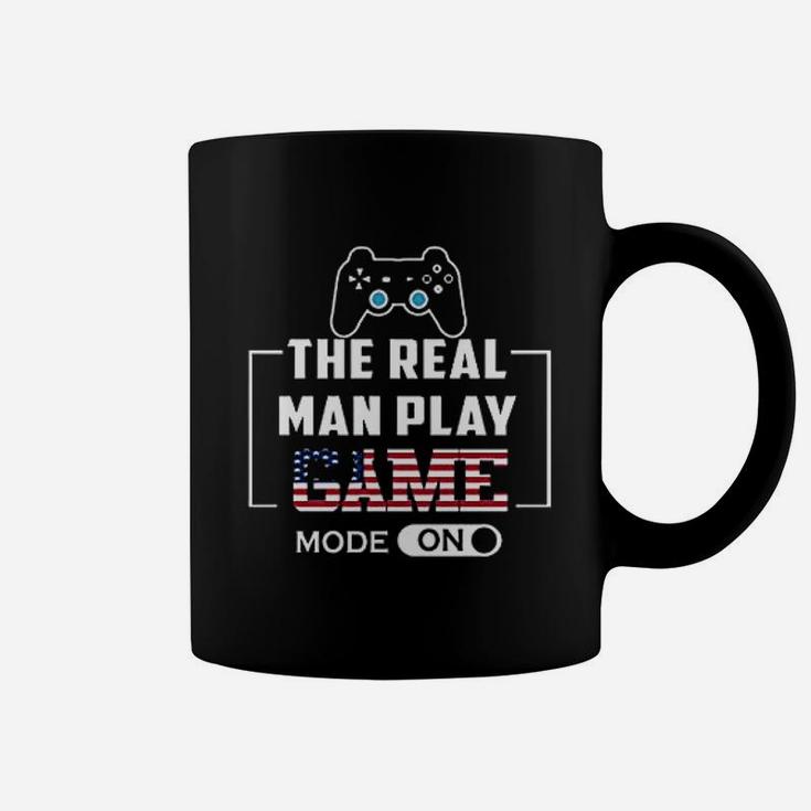 The Real Man Play Game Coffee Mug