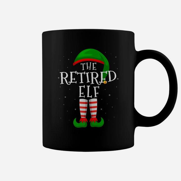 The Retired Elf Funny Matching Family Group Christmas Gift Coffee Mug