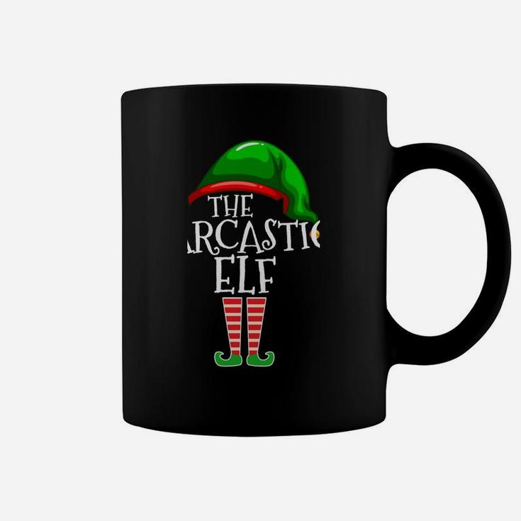 The Sarcastic Elf Family Matching Group Christmas Gift Funny Coffee Mug
