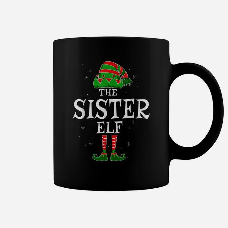 The Sister Elf Group Matching Family Christmas Girl Funny Coffee Mug