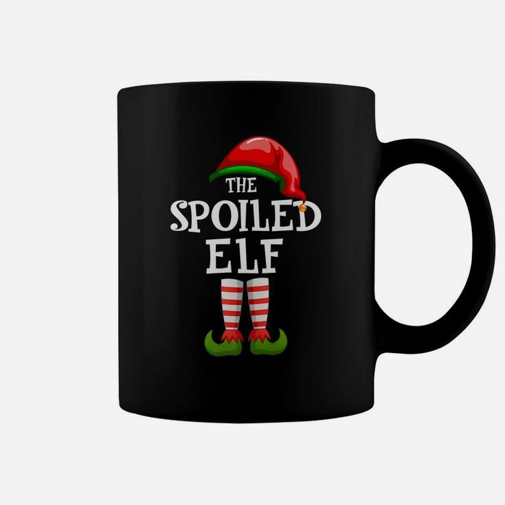 The Spoiled Elf Family Matching Christmas Group Gifts Pajama Coffee Mug
